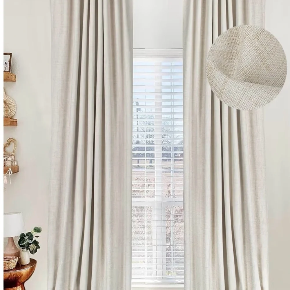 Elegant Cream Curtains - Picture 1 of 6